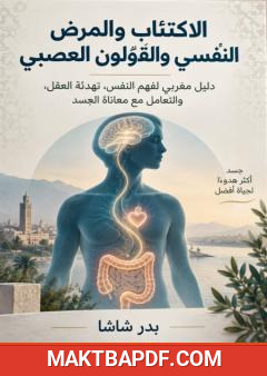 غلاف كتاب الاكتئاب والمرض النفسي والقولون العصبي: دليل لفهم النفس وتهدئة العقل