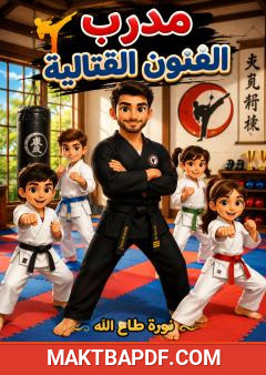 غلاف كتاب مدرب الفنون القتالية