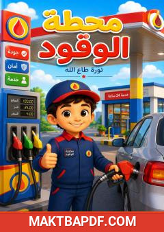 غلاف كتاب محطة الوقود