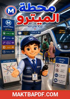 غلاف كتاب محطة الميترو
