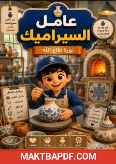 غلاف كتاب عامل السيراميك