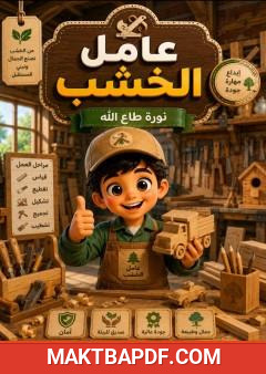 غلاف كتاب عامل الخشب