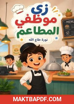 غلاف كتاب زي موظفي المطاعم