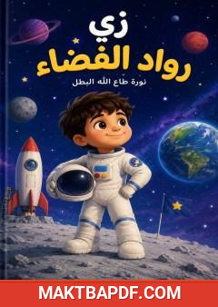 غلاف كتاب زي رواد الفضاء