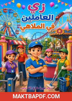 غلاف كتاب زي العاملين في الملاهي