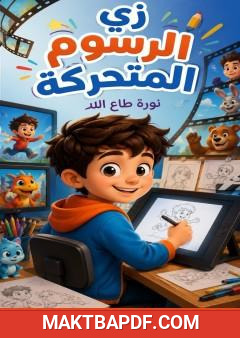 غلاف كتاب زي الرسوم المتحركة