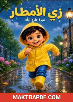 غلاف كتاب زي الأمطار