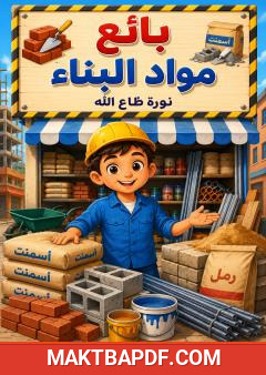 غلاف كتاب بائع مواد البناء