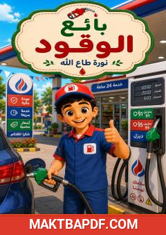 غلاف كتاب بائع الوقود