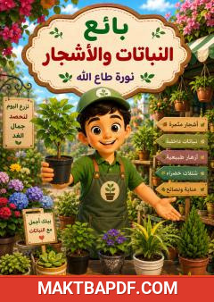 غلاف كتاب بائع النباتات والأشجار