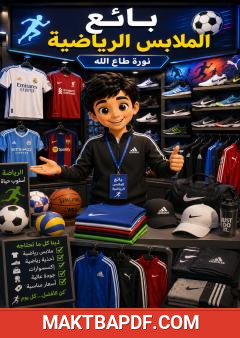 غلاف كتاب بائع الملابس الرياضية