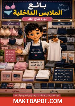 غلاف كتاب بائع الملابس الداخلية