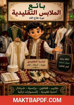 غلاف كتاب بائع الملابس التقليدية