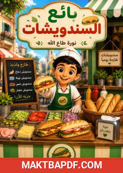غلاف كتاب بائع السندويشات
