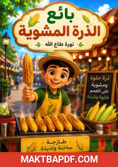 غلاف كتاب بائع الذرة المشوية