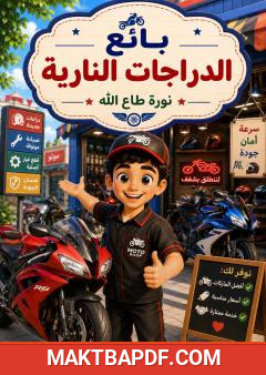 غلاف كتاب بائع الدراجات النارية