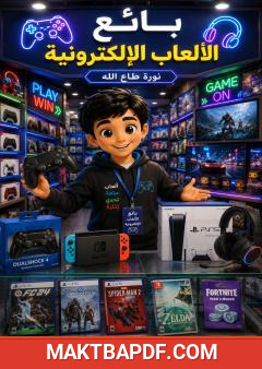 غلاف كتاب بائع الألعاب الإلكترونية