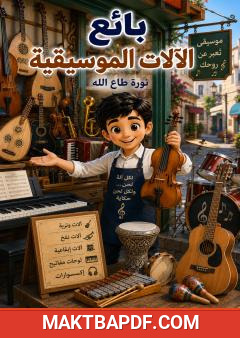 غلاف كتاب بائع الآلات الموسيقية