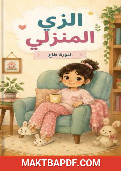 غلاف كتاب الزي المنزلي