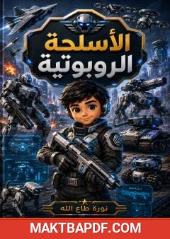 غلاف كتاب الأسلحة الروبوتية
