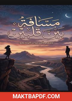 غلاف كتاب مسافة بين قلبين