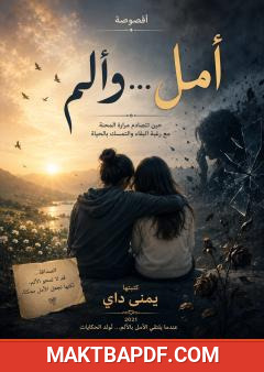 غلاف كتاب أمل . وألم