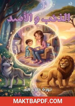 غلاف كتاب الذئب والأسد