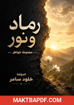 غلاف كتاب رماد ونور
