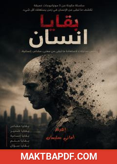 غلاف كتاب بقايا انسان