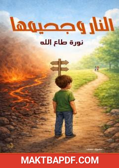 غلاف كتاب النار وجحيمها