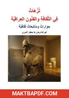 غلاف كتاب نزهات في الثقافة والفنون العراقية - حوارات ومتابعات ثقافية