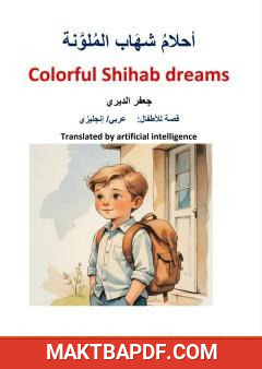 غلاف كتاب أحلام شهاب الملونة - قصة للأطفال: عربي/ إنجليزي