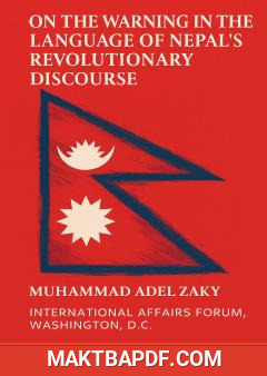 غلاف كتاب On the Warning in the Language of Nepal's Revolutionary Discourse