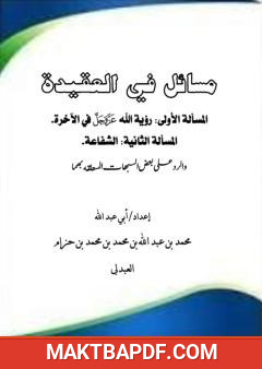 غلاف كتاب مسائل في العقيدة