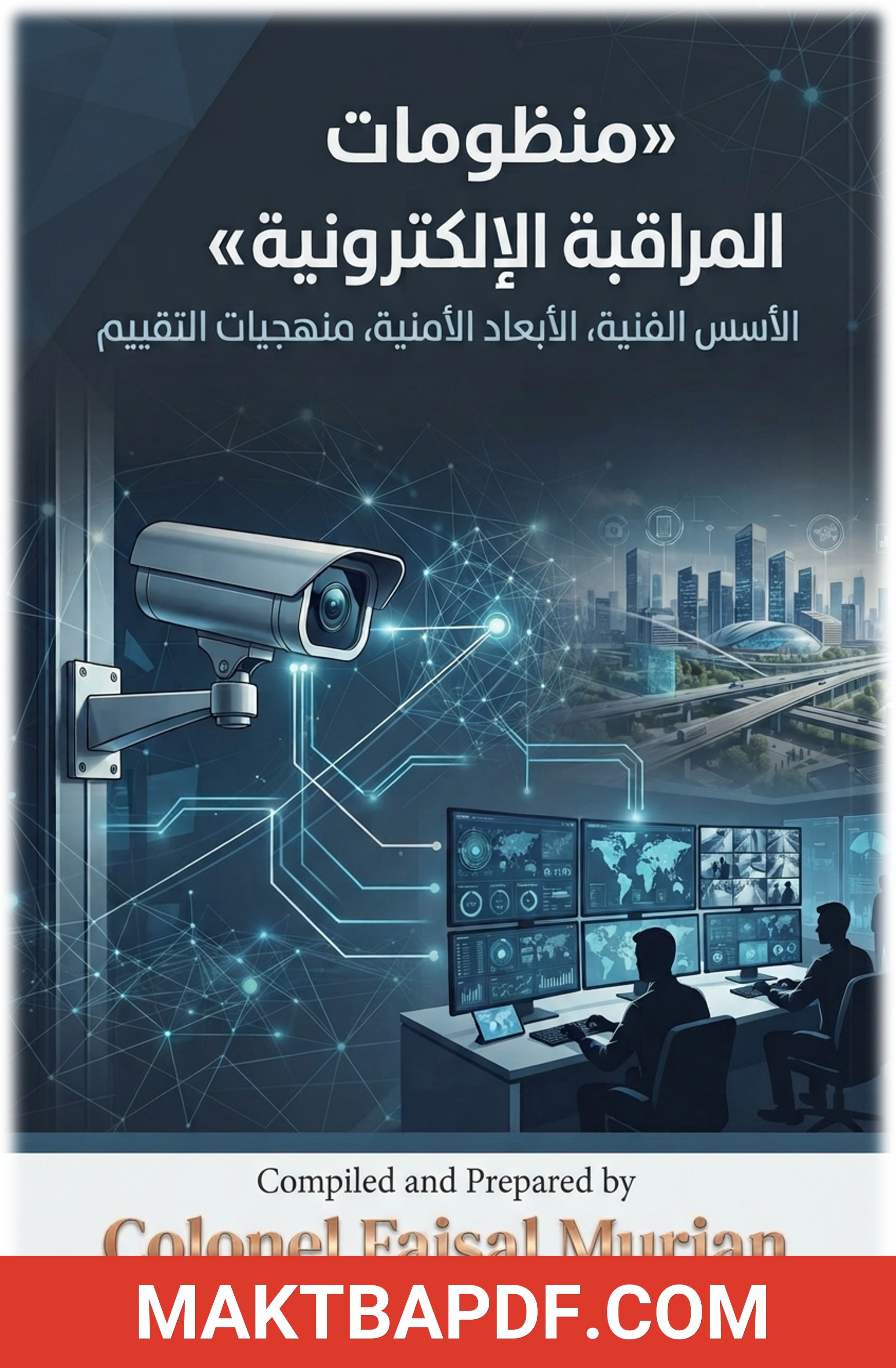 غلاف كتاب منظومات المراقبة الإلكترونية